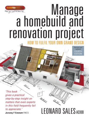 Manage a Homebuild and Renovation Project - ebook